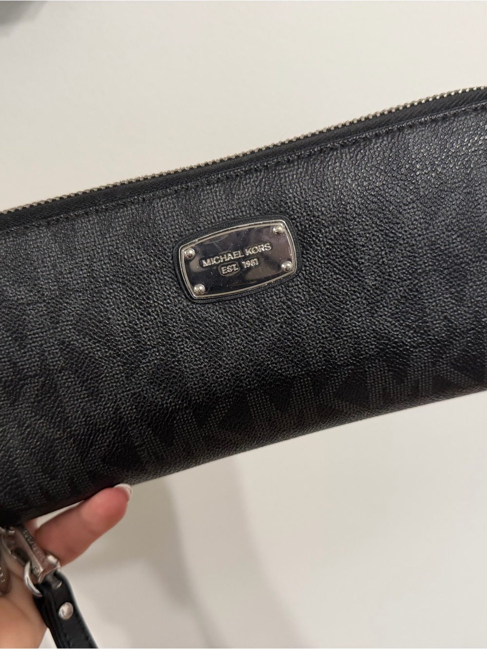 Michael Kors Leather Clutch Wristlet